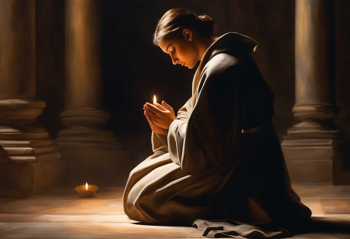A-person-kneeling-in-prayer-surrounded-by-soft-candlelight-hopeful-expression-serene-atmosphere-_gxih