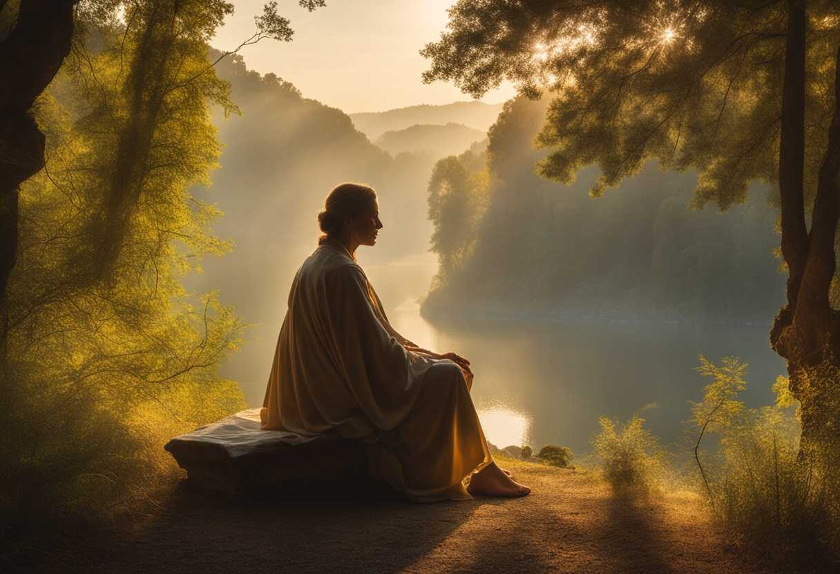 A-couple-prays-together-in-soft-morning-light-surrounded-by-nature's-tranquility-and-warmth_jdcw