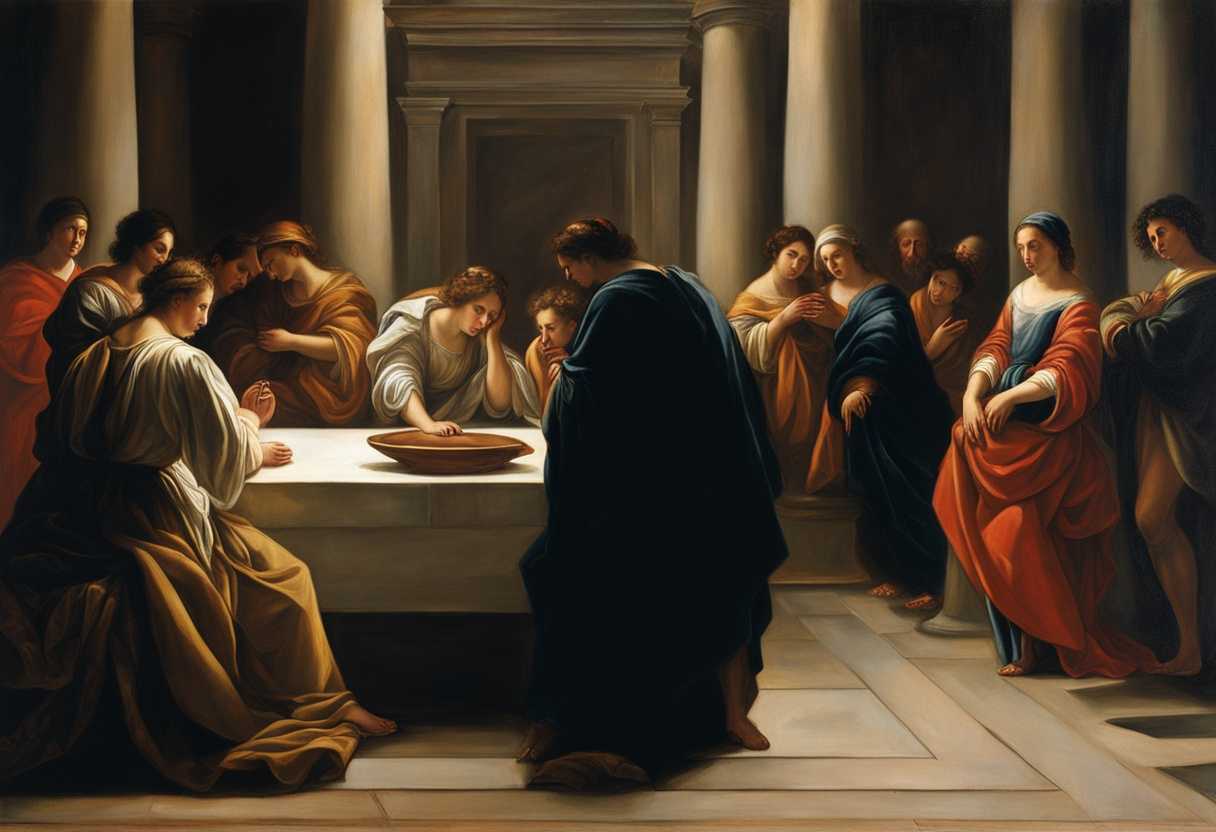 A-serene-gathering-hands-clasped-heads-bowed-soft-light-illuminating-hopeful-determined-faces_xlsg