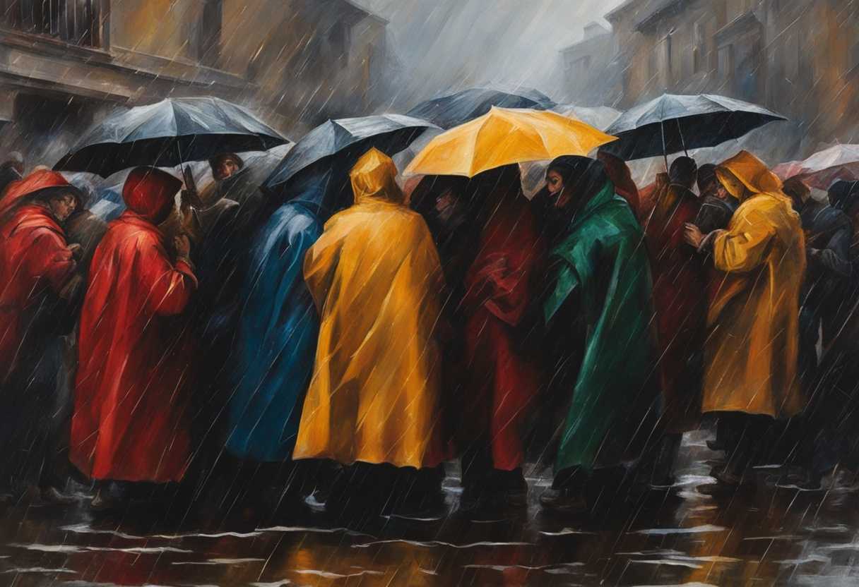 Stormy-scene-people-huddled-under-vibrant-raincoats-anxious-yet-connected-amidst-chaos_ezqi